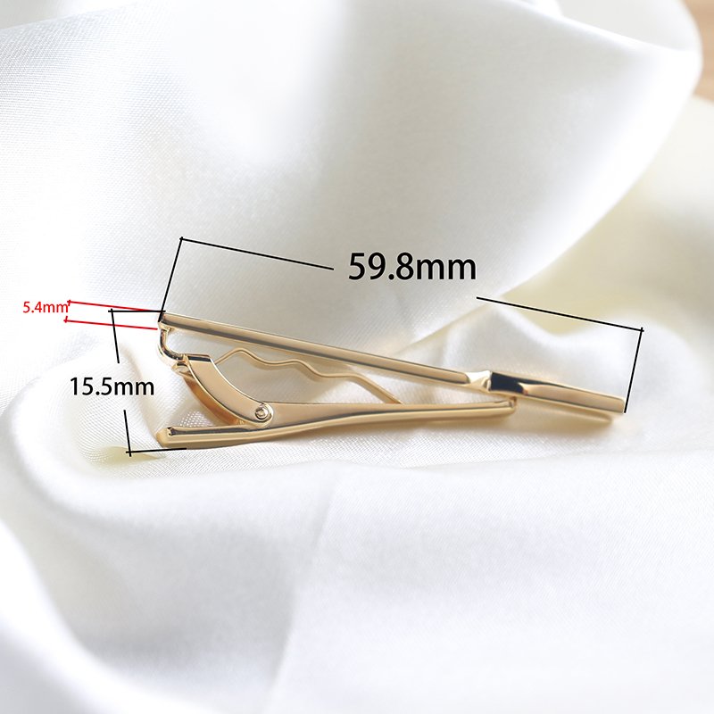 JINJIE Ready To Ship Wholesale Cheap Classic Design tie Bar tie Clip With Gift Box