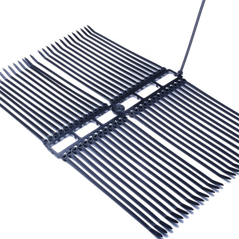 Cable Organizer 4.8*450mm Promotion Black Plastic Nylon Cable Tie Cable Tidy