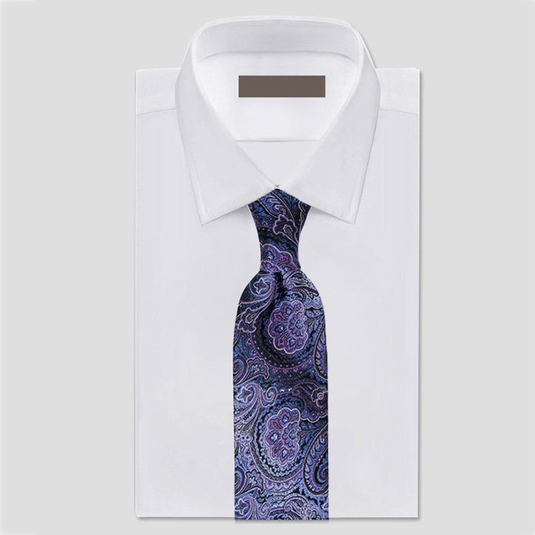 Custom Logo Necktie Wholesale New Design 100% pure mulberry silk neck tie Jacquard mulberry Silk ties