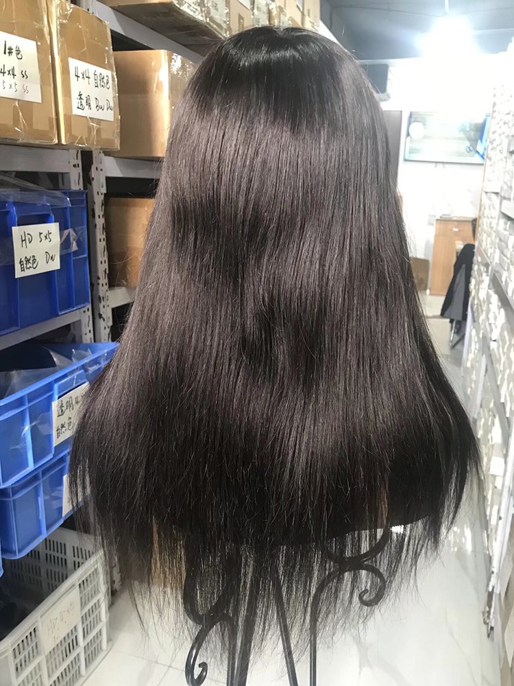 Best quality Factory European 100 human hair Single donor silk top medical wig silicone With swiss lace top glueless for women