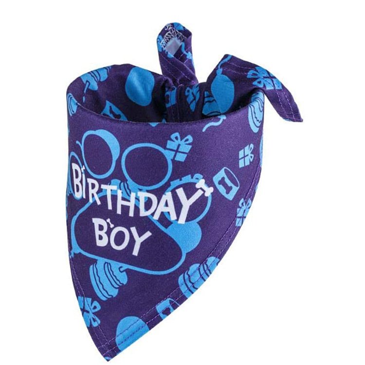 Pet Birthday Decoration Set Dog Paw Pull Flag Birthday Hat Pet Balloon Bow Tie Party Decoration Supplies