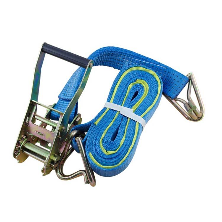 2 inch 5 ton Cargo Control Ratchet Tie Down Transport Straps Cargo Lashing Belt Strap with Goose Hook