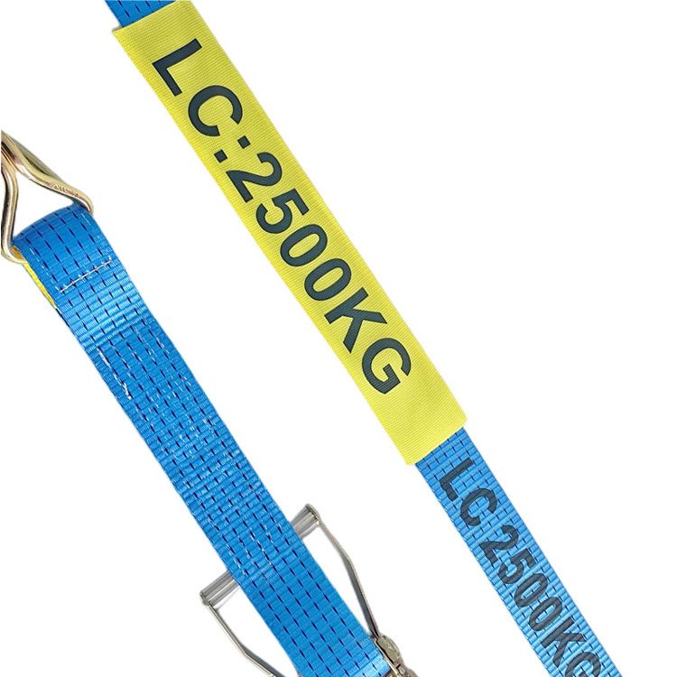 2 inch 5 ton Cargo Control Ratchet Tie Down Transport Straps Cargo Lashing Belt Strap with Goose Hook