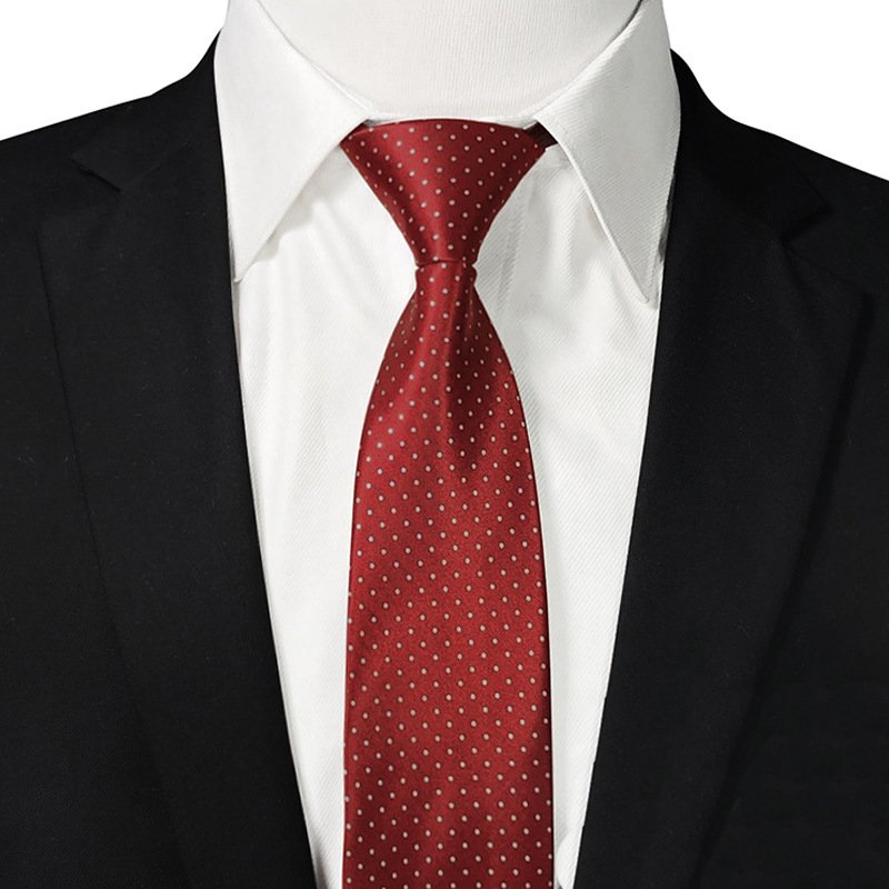 Factory Direct Selling 2021 New Design Poly Woven Jacquard Classic Business Men Neck Polyester Ties