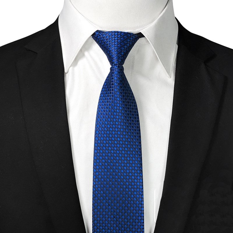Factory Direct Selling 2021 New Design Poly Woven Jacquard Classic Business Men Neck Polyester Ties