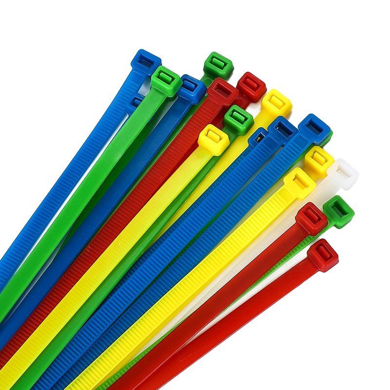 Customizable Color Nylon Zip Ties, Multi-Purpose Assorted Colored Self-Locking Nylon Cable Ties in Different color 2.5*150mm