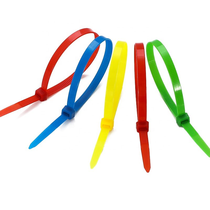 Customizable Color Nylon Zip Ties, Multi-Purpose Assorted Colored Self-Locking Nylon Cable Ties in Different color 2.5*150mm