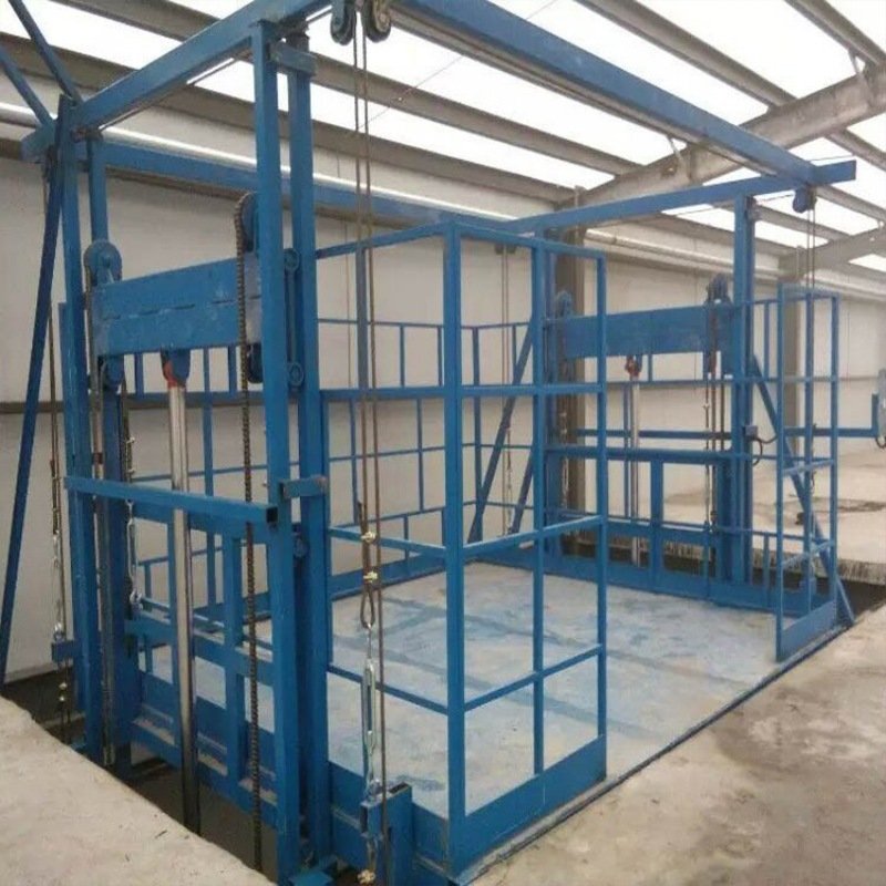 hydraulic cargo lift elevator wall mounted mezzanine cargo lift goods elevator freight elevator for indoor outdoor basement lift