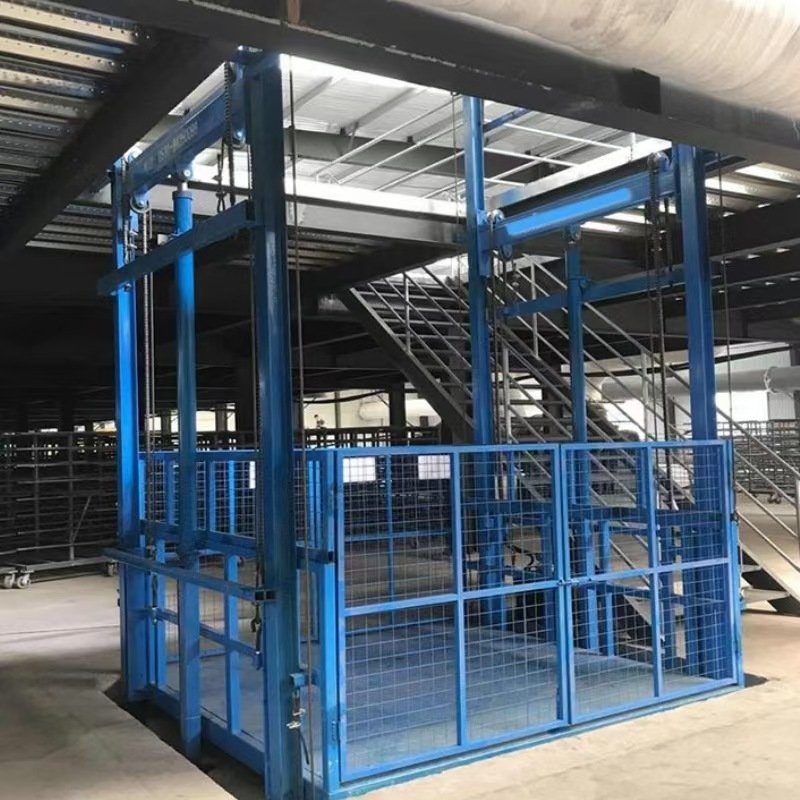hydraulic cargo lift elevator wall mounted mezzanine cargo lift goods elevator freight elevator for indoor outdoor basement lift