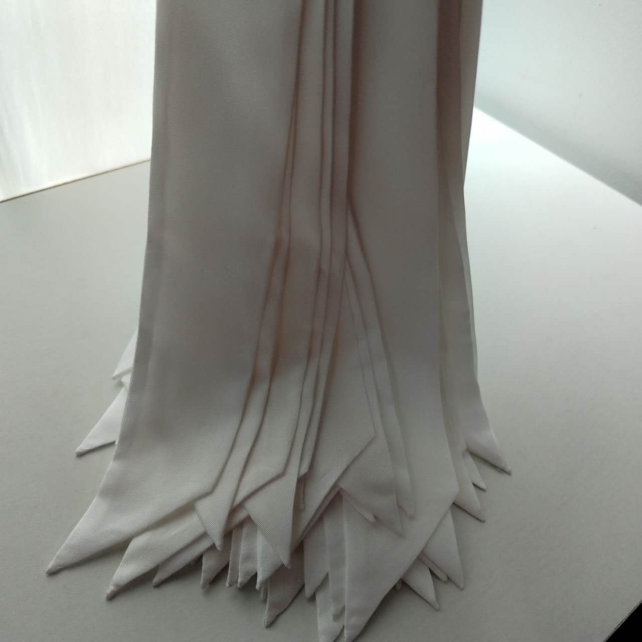 IN STOCK Twill Silk Tie white silk hand made wide hot sale for painting/dyeing