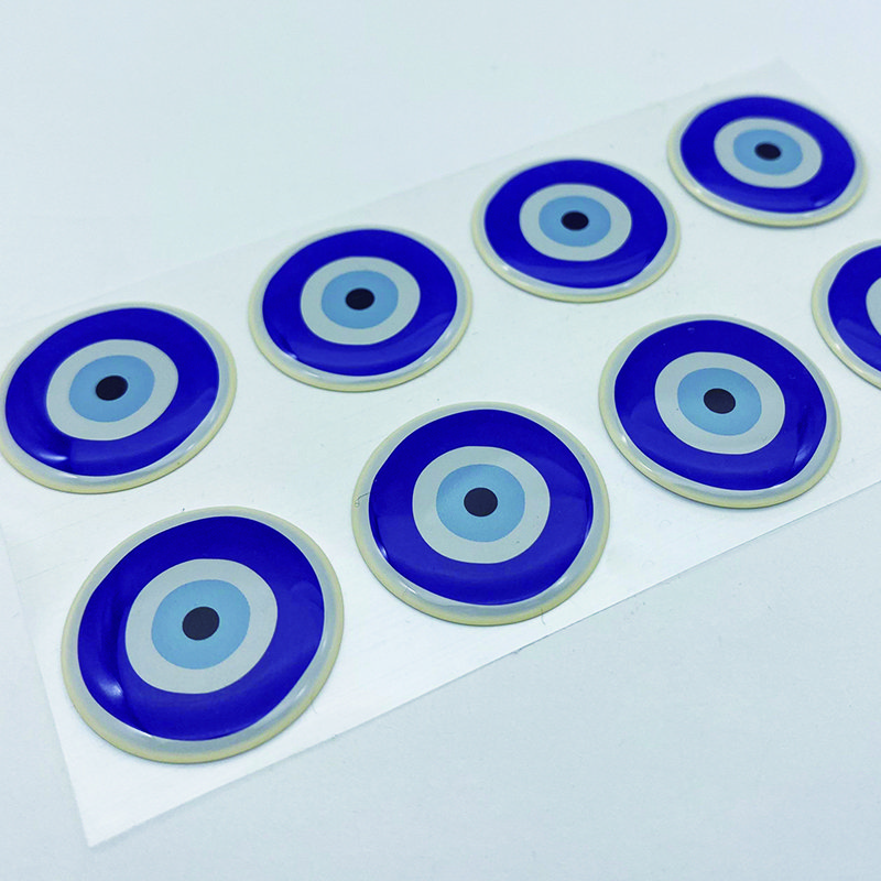 custom logo 3d epoxy transparent dome label stickers gel silicon epoxy resin label
