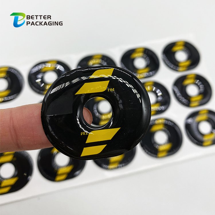 custom logo 3d epoxy transparent dome label stickers gel silicon epoxy resin label