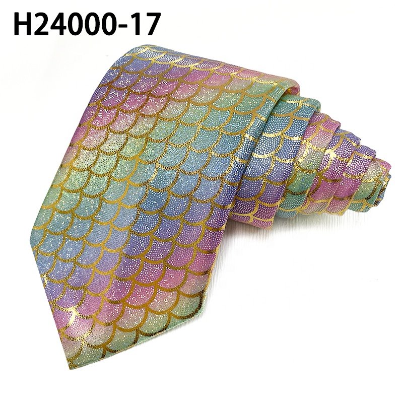 High quality wholesale design proveedores corbata coloridos custom printed ties cravatte-divertenti rainbow colorful necktie