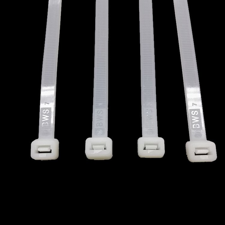 2.5 x 80 mm Plastic white Nylon Cable Zip Ties Suitable for packaging, horticulture, construction and other industries