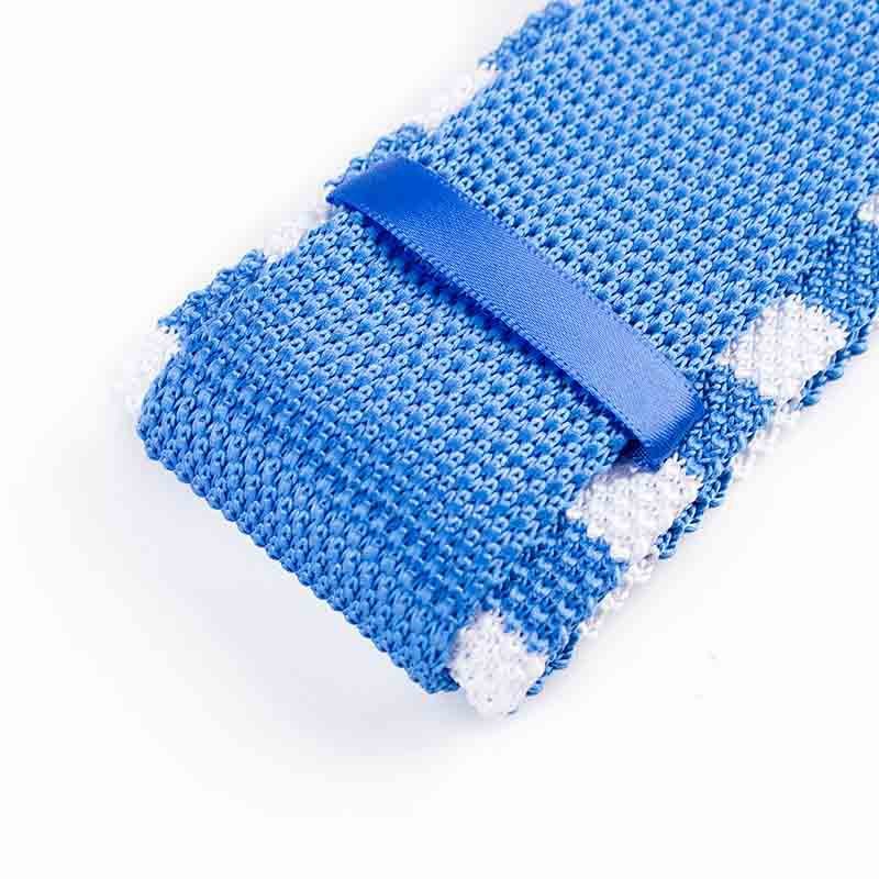 Wholesale 2024 New Design Sknitted Red Green Polyester Plain Classic Braided Tie Knitted Neck Tie Classic Braided Tie
