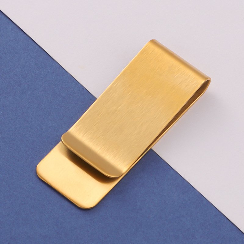Fashion Custom Stainless Steel Polished Design Wholesale DIY Jewelry Men's Shirt Tie Clip Wallet Clip