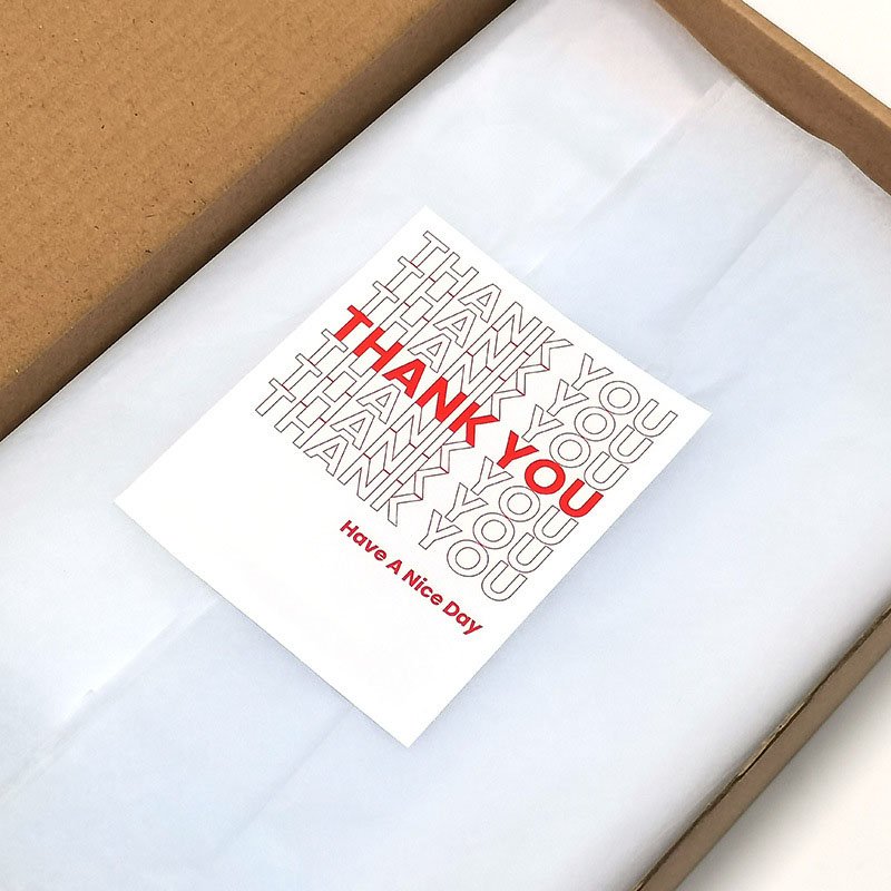 2023 custom sticker logo packaging labels thank you for my small business stickers