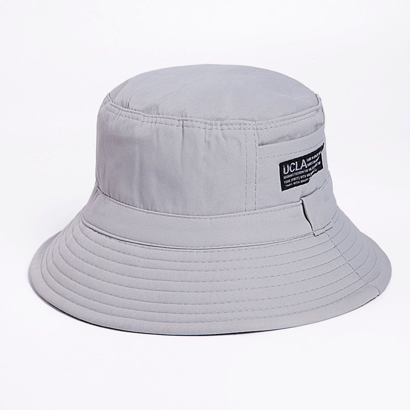 high quality uv protection two side wide brim fisherman cap sunshade cotton tie dry hiking bucket hat custom