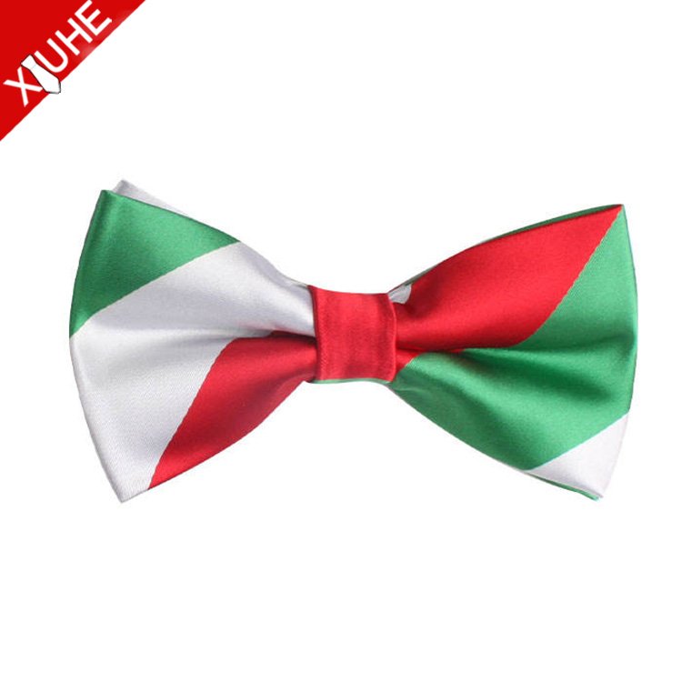 Custom Lovely Fashion Bow Tie Design Kids Christmas Bowties Custom 100% Polyester Bow Tie For Kids