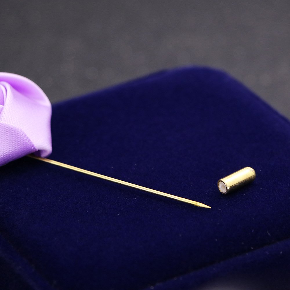 Flower corsage Red rose long pin men's and women's long pin bract one line pin all match brooch wholesale