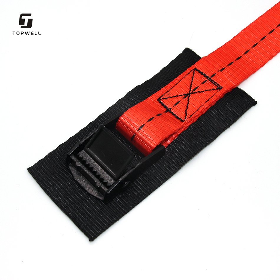 Polyester Fibre 1 Inch 25mm Cam Buckle Tie Down Strap With Black Electrophoresis Zinc Alloy Cam Buckle