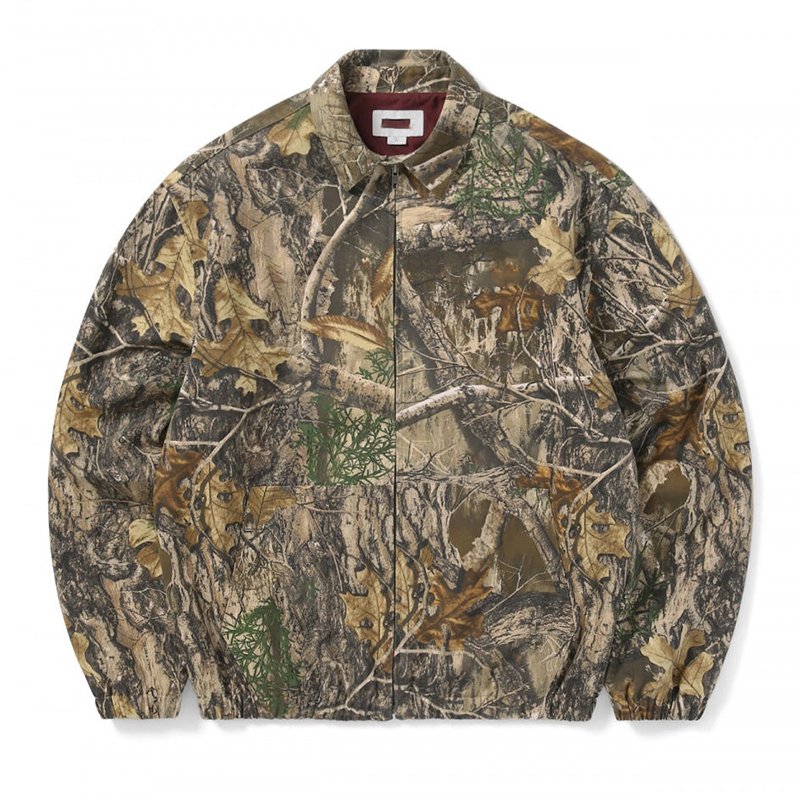 YSJY Custom high quality cotton hunting reals tree printing sweatshirt t shirt vintage distressed patch camo hoodie for men