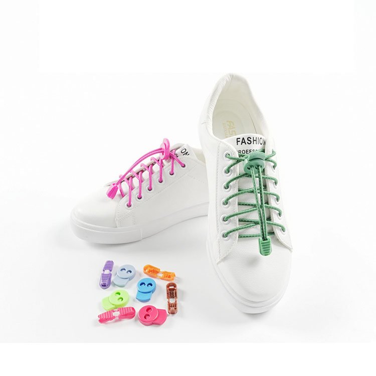 No Tie Shoelaces Elastic Lock Shoe Laces Silicone Shoelaces for Running Shoes