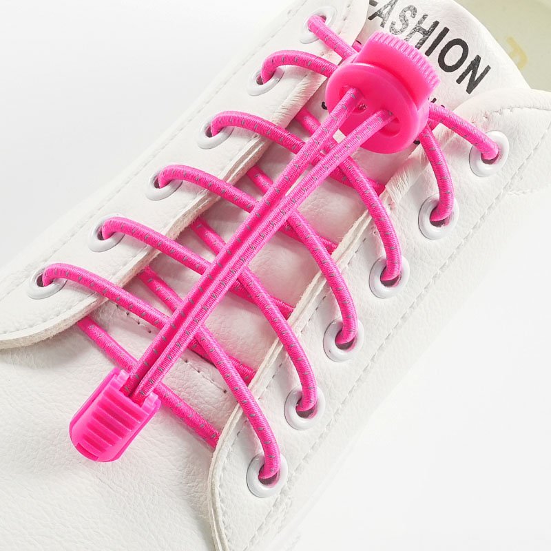 No Tie Shoelaces Elastic Lock Shoe Laces Silicone Shoelaces for Running Shoes
