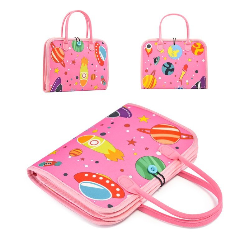 Factory direct sales of planet style child puzzle and early education enlightenment toys felt handheld