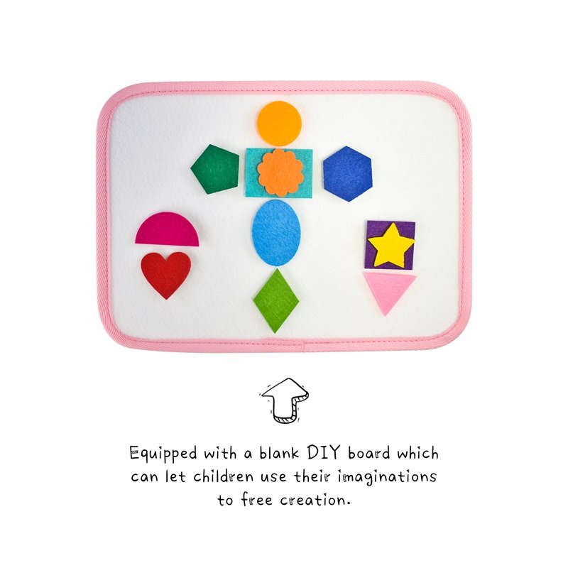Factory direct sales of planet style child puzzle and early education enlightenment toys felt handheld