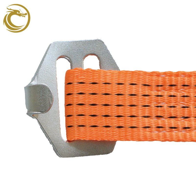 5T 50mm Galvanized Ratchet Buckle Tie Down Straps Polyester Belt
