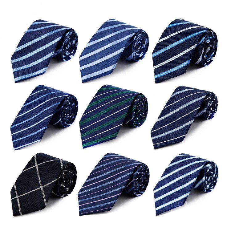 Ready to ship high quality business classic jacquard yarn-dyed 100% silk mens neck tie wholesale