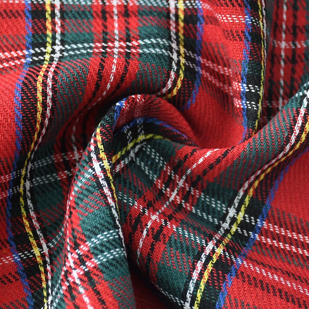 Designer New Plaid Holiday Christmas Dogs Puppy Bandana Kerchief Halloween Durable Fabric Holiday Dog Plaid Bandanas Scarf