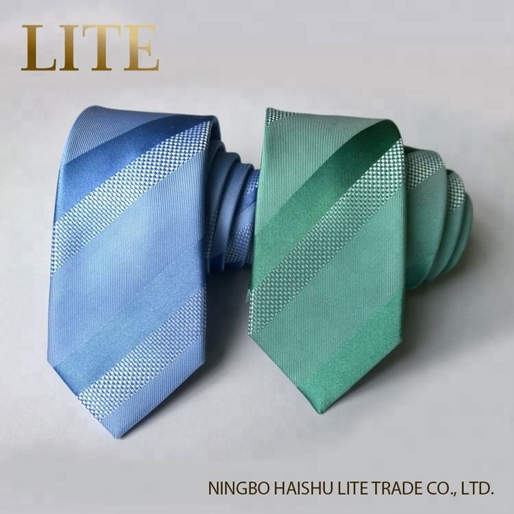 Green color satin grosgrain oversized gentle dressings spring party ties for men gentlemen silk necktie