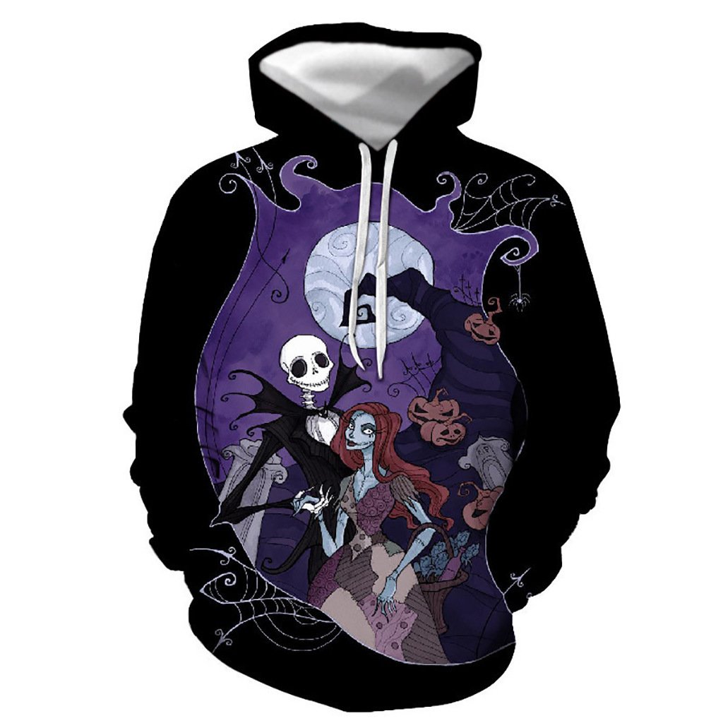 USA size Halloween Special 3D Digital Polyester Men's Tshirt hoodies Pullover Tshirt hoodies unisex halloween clothes custom