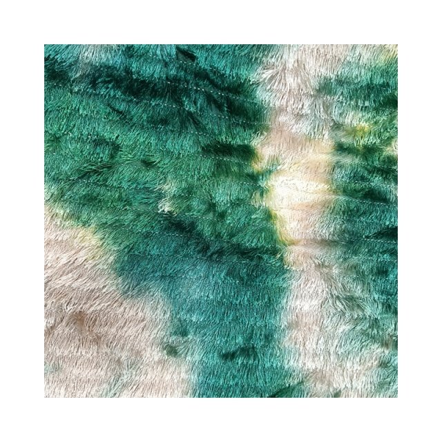 High quality knitted 100%polyester tie-dye fabric soft and comfortable for garment from Shaoxing Manufacturer