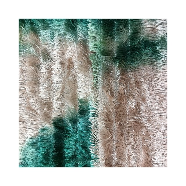 High quality knitted 100%polyester tie-dye fabric soft and comfortable for garment from Shaoxing Manufacturer