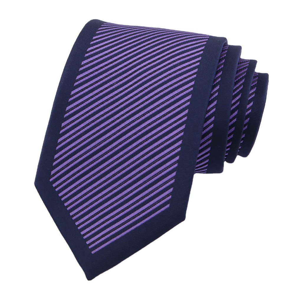 RunLin Factory Customized Business Daily Casual Formal Silk Handmade Woven Jacquard Fabric Silk Ties
