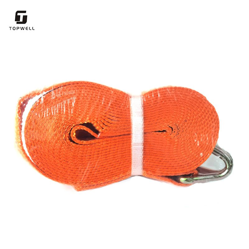Heavy Duty 2 inch Lockable Binding Transport Ratchet Tie Down Lashing Load Strap for Cargo Ratchet Strap With Ratchet Tie Down