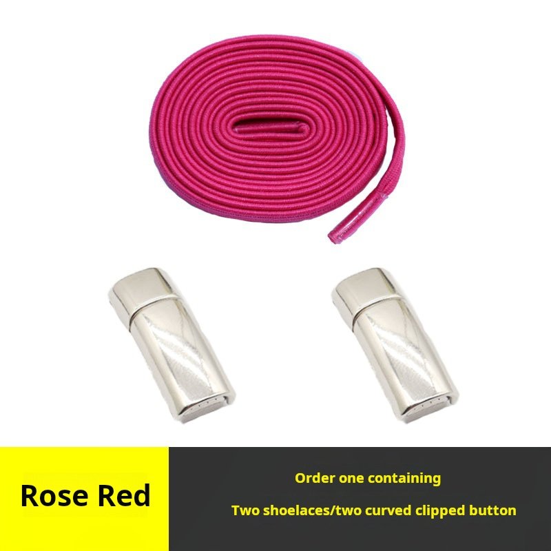 Flat tie free elastic lazy shoelaces rainbow magnetic convenient shoelaces for AF1