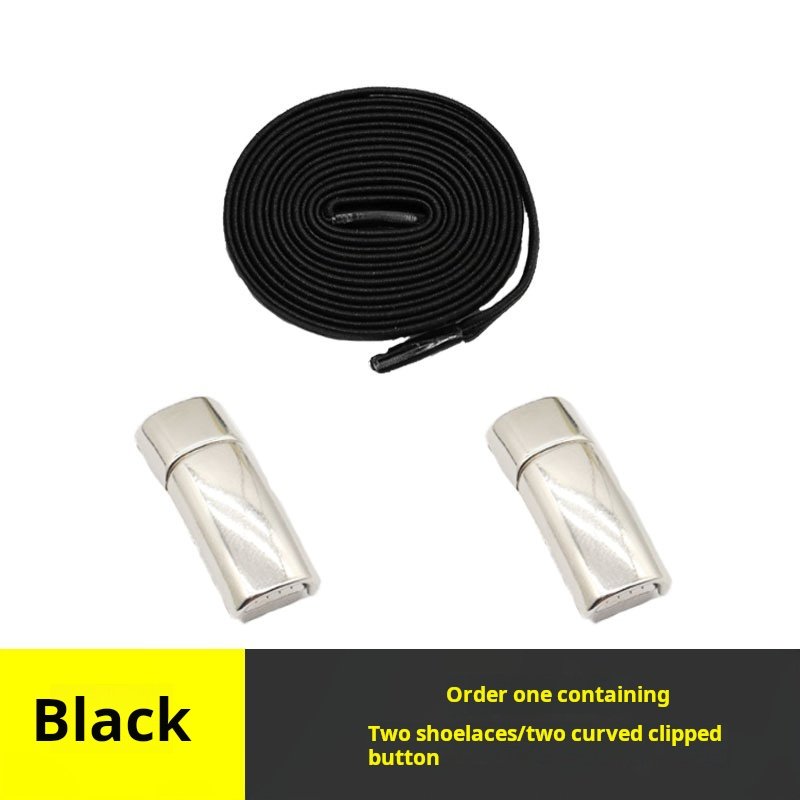 Flat tie free elastic lazy shoelaces rainbow magnetic convenient shoelaces for AF1