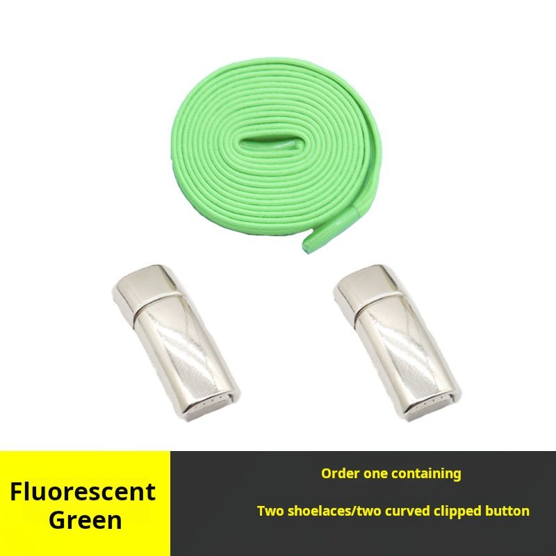 Flat tie free elastic lazy shoelaces rainbow magnetic convenient shoelaces for AF1