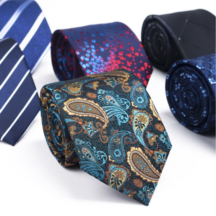 2023 classic men business formal wedding tie 8cm polyester necktie fashion shirt accessories