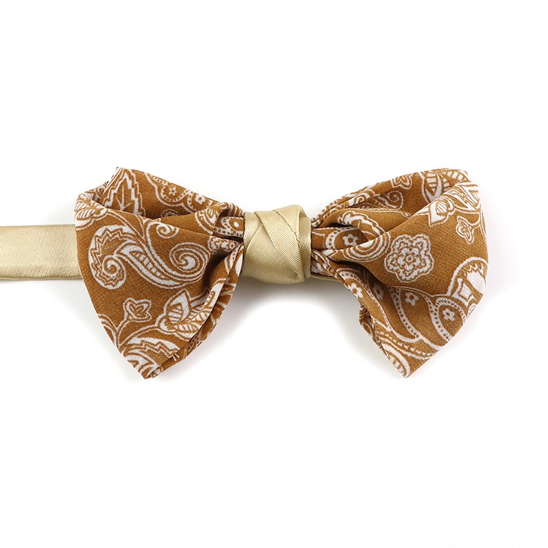 Men's double bow tie in stock, personalized business fashion floral bow tie suit accessories party wedding
