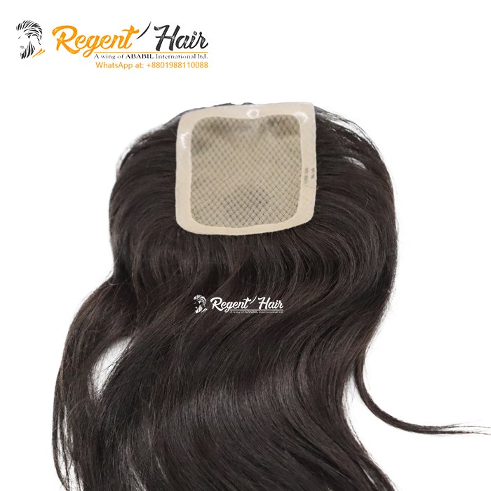 Three Parts Silk Top Original Hair Pieces For Women Best Quality Only For Woman Export From Bangladesh