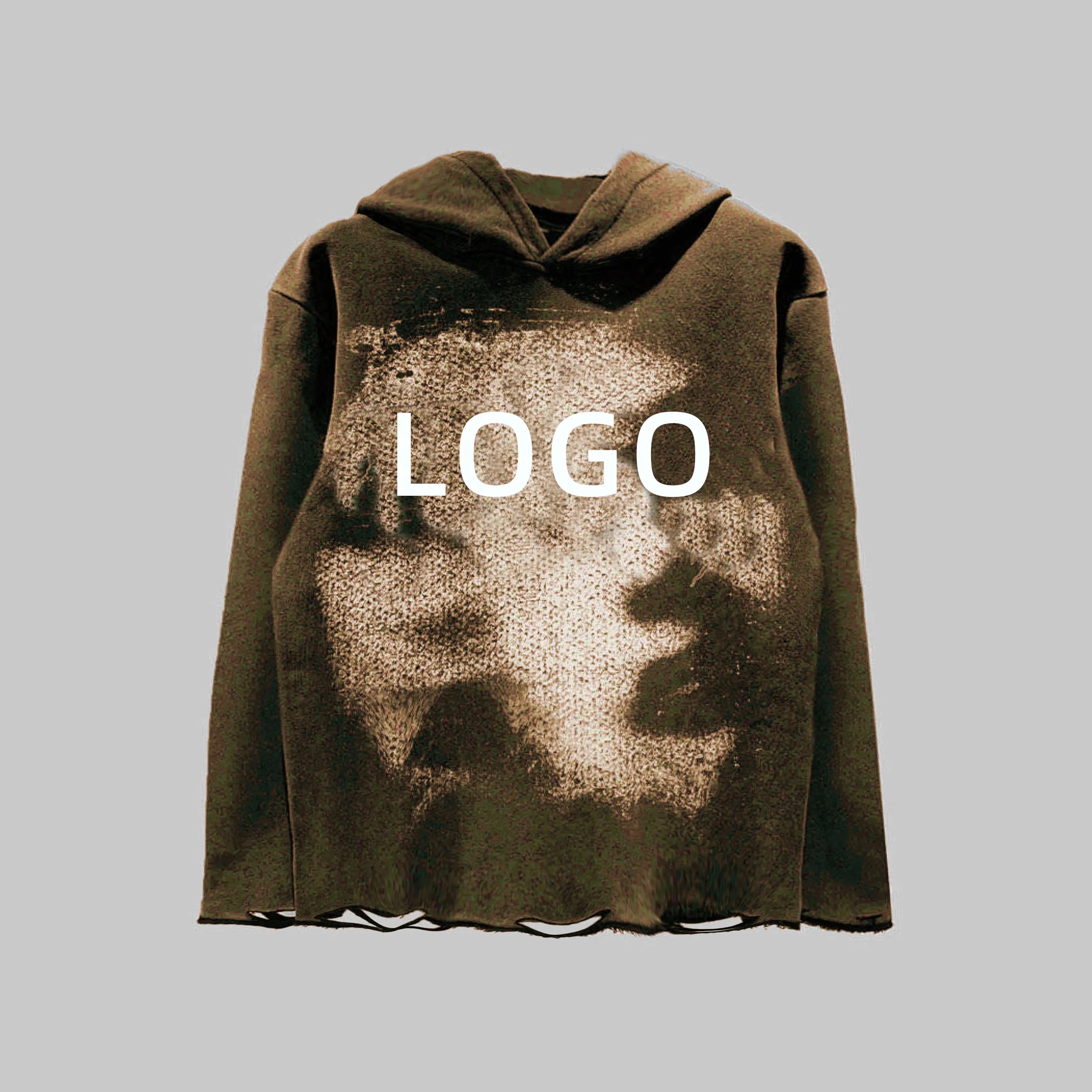 OEVE High Quality Custom Oversized Mens Hoodies French Terry Street Fashion Hip Hop Graphic Luxury Hoodies Tailor Sewn Hoodies