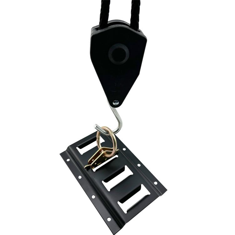 1/2" 500lbs Truck Trailer Rope Ratchet Tie Down,Manual Lifting Rope with Ratchet sheave pulley , Rope Ratchet with S Hook