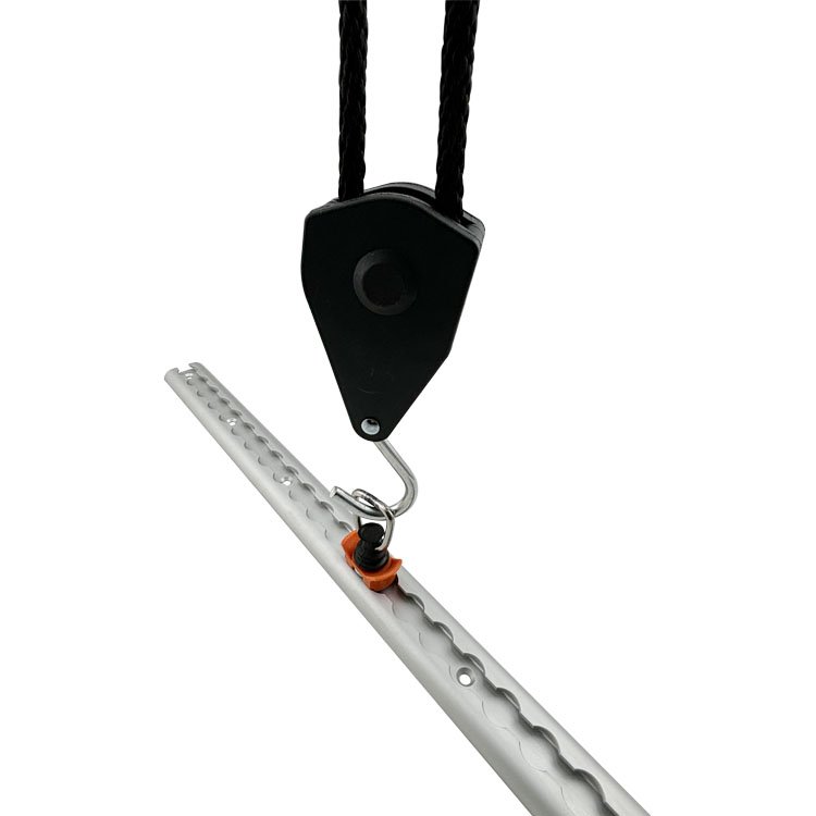 1/2" 500lbs Truck Trailer Rope Ratchet Tie Down,Manual Lifting Rope with Ratchet sheave pulley , Rope Ratchet with S Hook