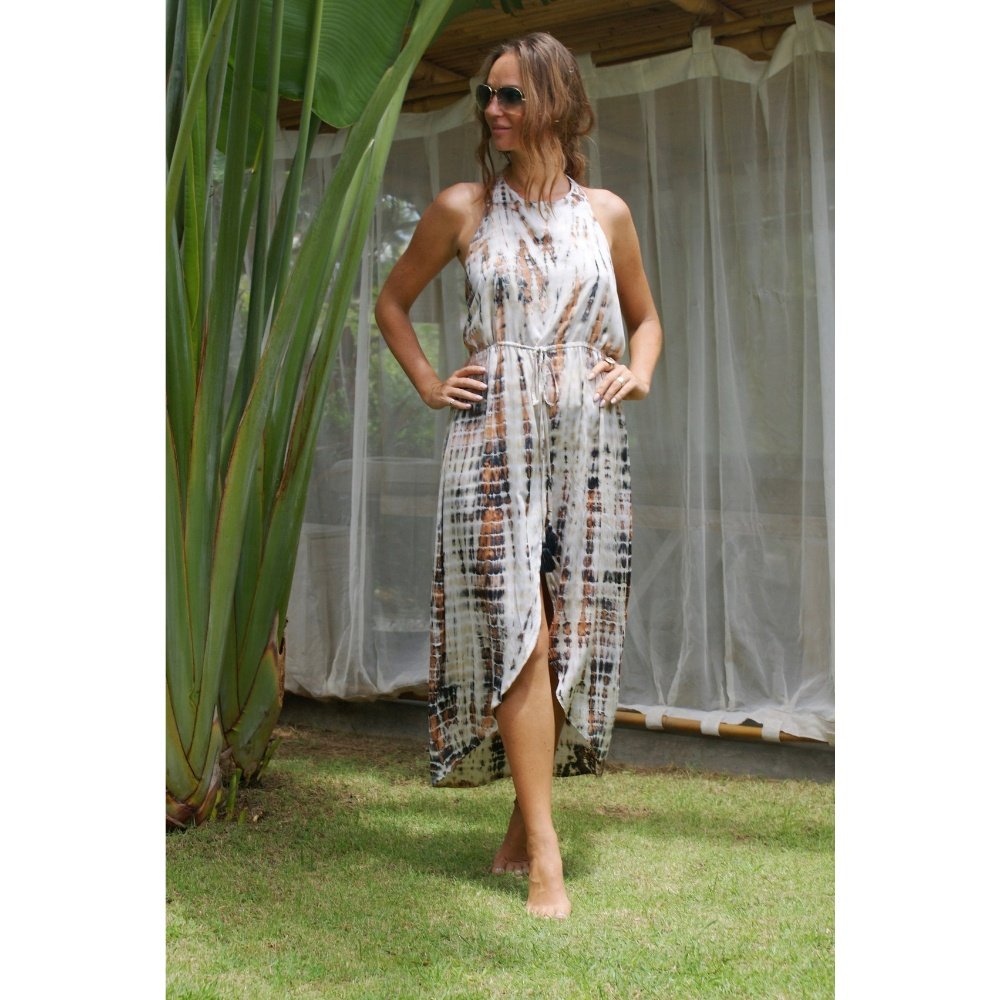 New Summer Fashion Clothing Resort Wear Long Maxi Dress Print Loose Casual Dresses For Women