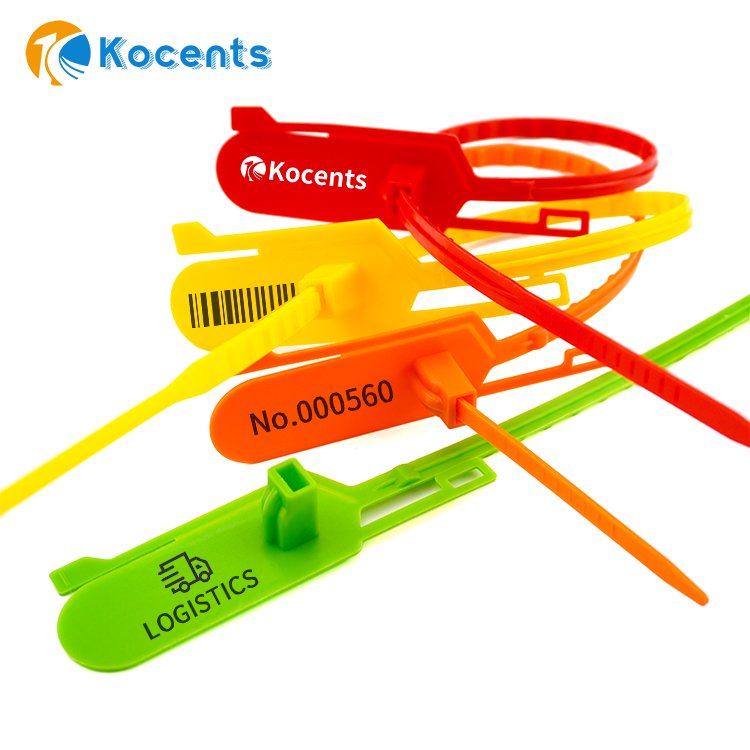 PTS-008 Disposable Plastic Seals Pull tight self-locking disposable security plastic seals